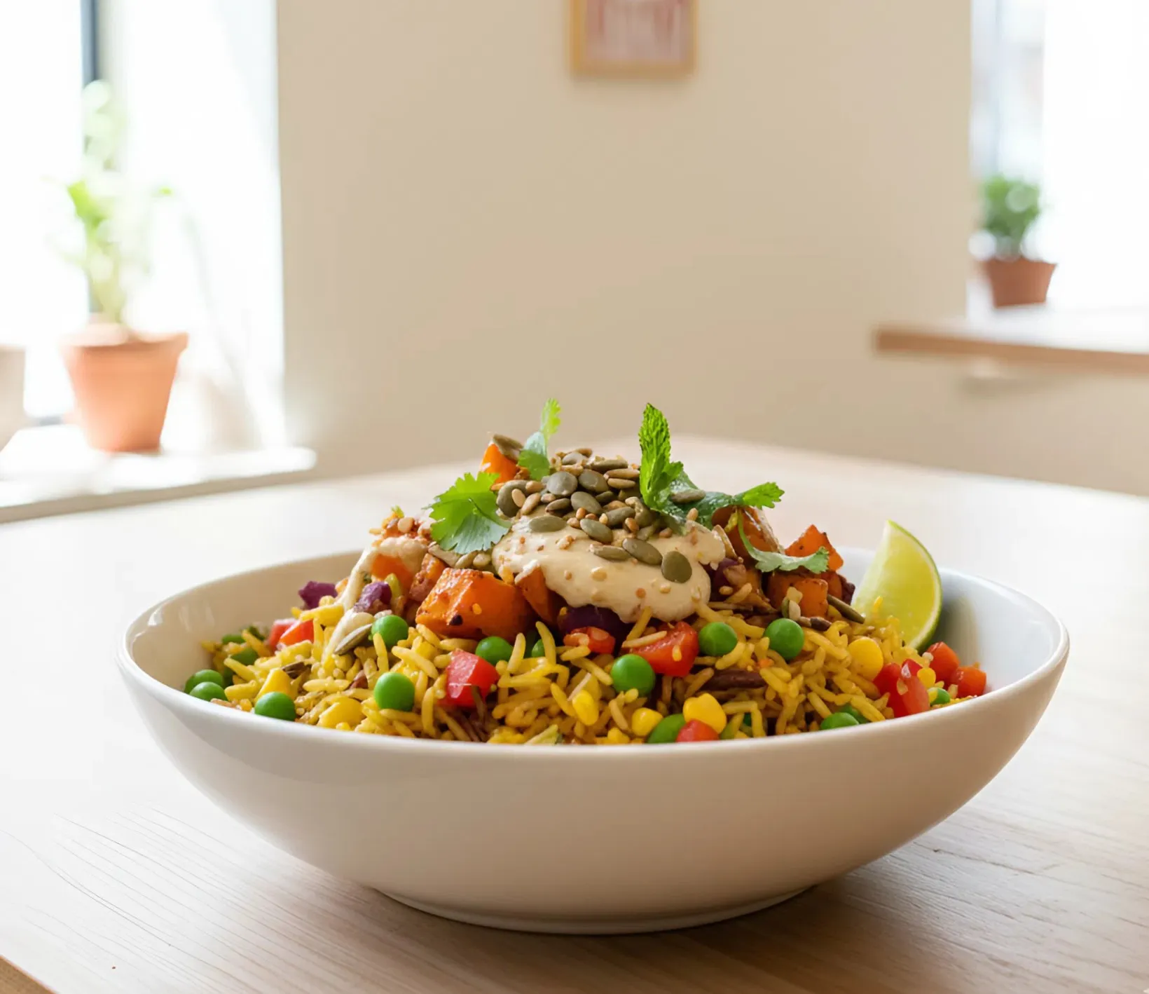 Spiced Rice Bowl at Wholesale Meals Edmonton - Vegetarian East Indian food in Edmonton, AB